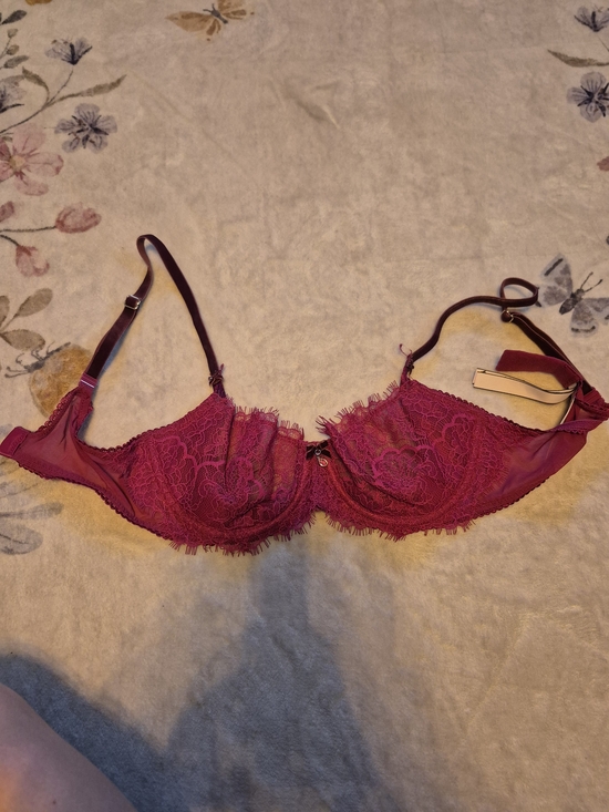 Victoria's Secret Other - Victoria's Secret Burgundy Lace Underwire Bra